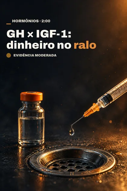 Capa do vídeo GH × IGF-1: dinheiro no ralo